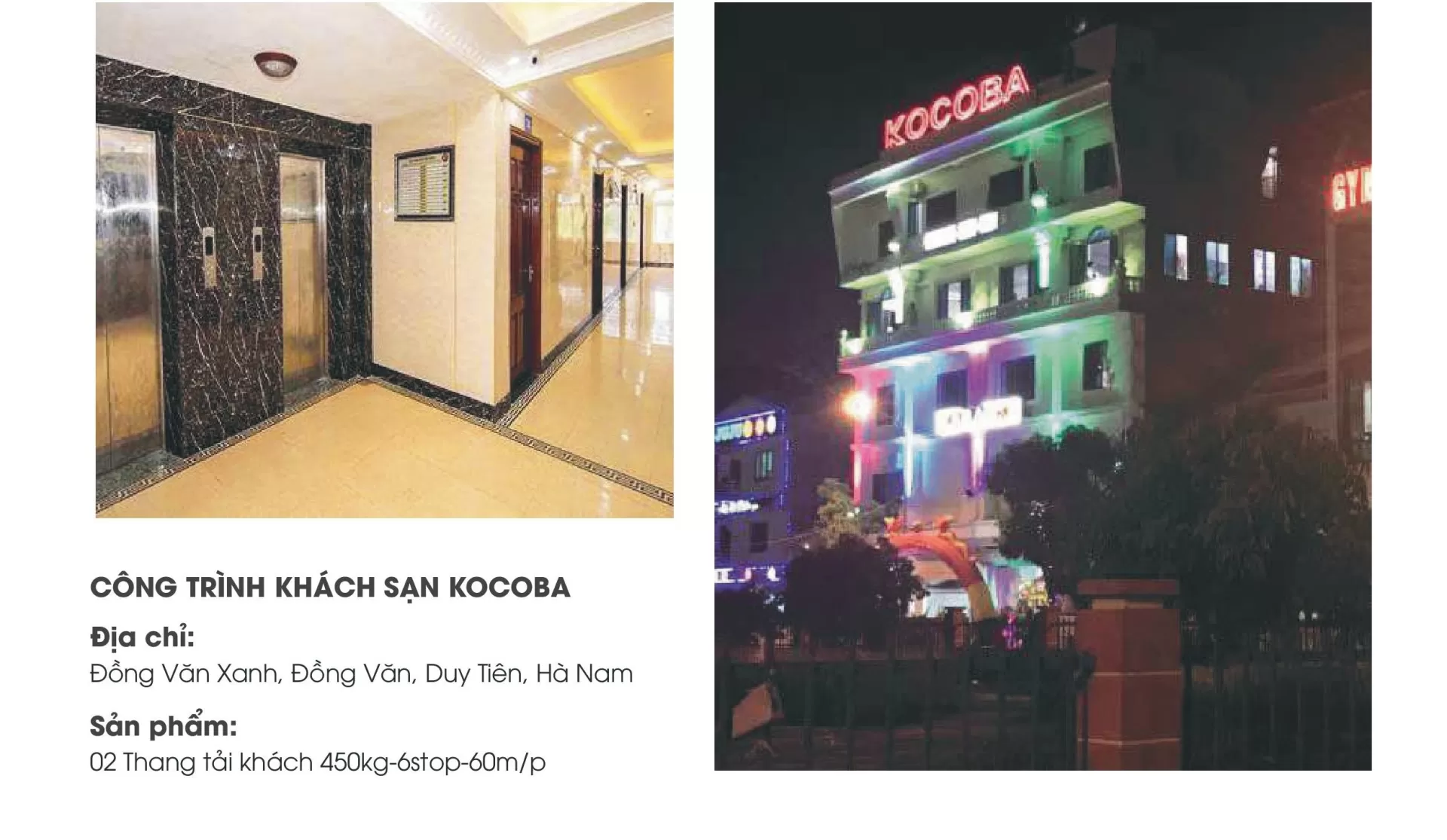 CÔNG TRÌNH KHÁCH SẠN KOCOBA