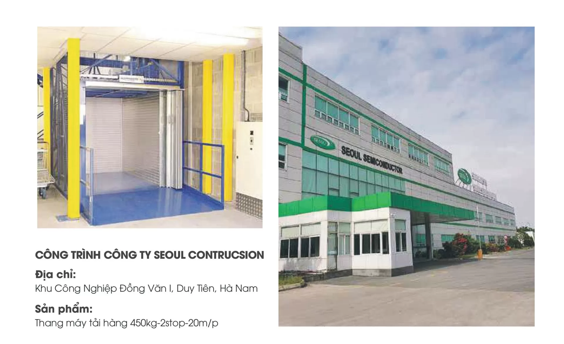CÔNG TRÌNH CÔNG TY SEOUL CONSTRUCTION